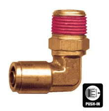 5x Air Brake Fitting Quick connect DOT 1/2" Tube 1/2" NPT Male 90* Elbow *swivel