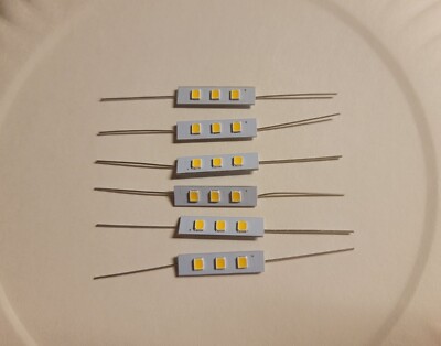 (6) 15V-LED AXIAL LAMP KIT-NAD 402, 502, 701, 705 / PANEL BULB-3 COLOR ...