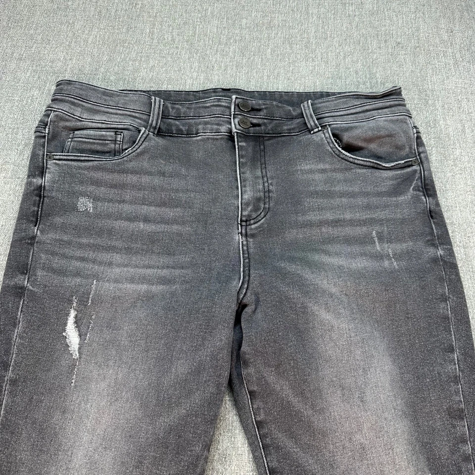 Kut from the Kloth Jeans Womens Size 16s Gray High Rise Toothpick Skinny Stretch - Image 2 of 4