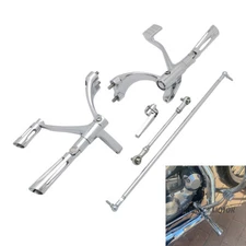 For Harley Sportster XL 883 1200 2004-2013 Foot Pegs Forward Control Kits Chrome