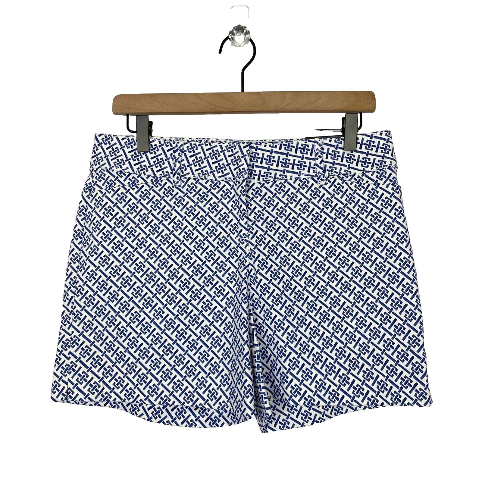 Polyester Geometric Regular Size Shorts for Women