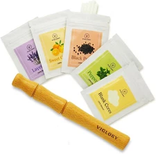 VIGLORY Quit Smoking Inhaler Stick Essential Oil Wooden Personal Diffuser New