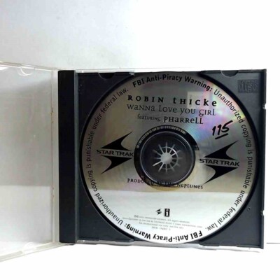 Robin Thicke ft Pharrell  Wanna Love You Girl (CD, Promo, US, 2005) AY402