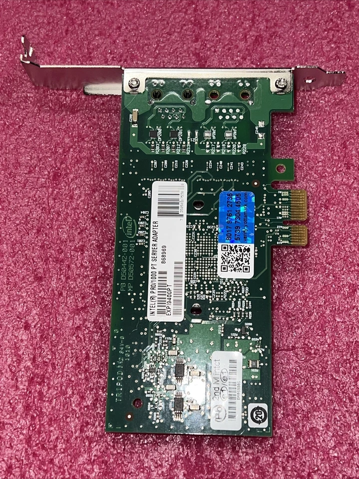 Tarjeta de red Intel Pro/1000 PT Gigabit 1 puerto PCI EXPPI9400 con YOTTAMARK Foto 3 de 3