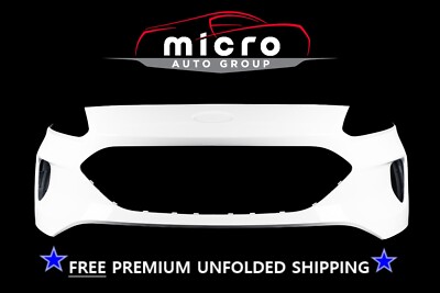 UNFOLDED 2020-2022 FORD ESCAPE FRONT BUMPER OEM OXFORD WHITE