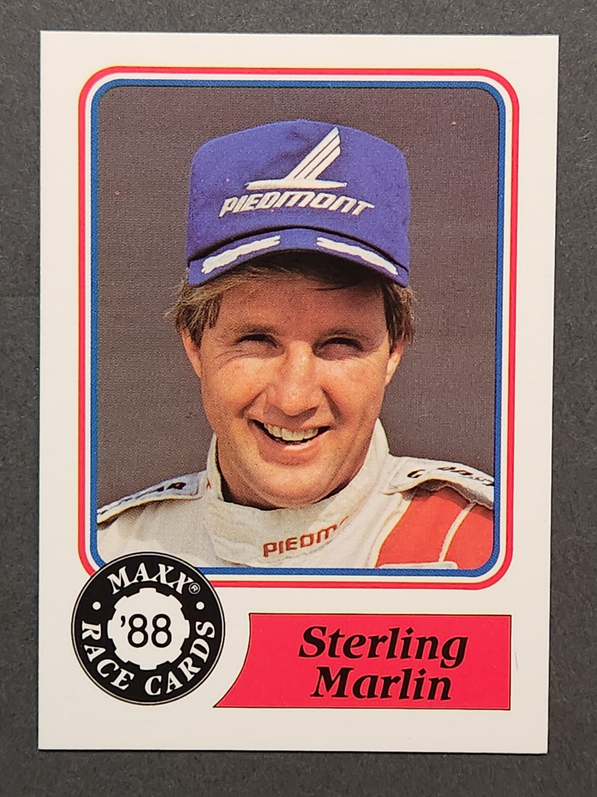 1988 Maxx NASCAR Racing #80 Sterling Marlin Rookie Card RC