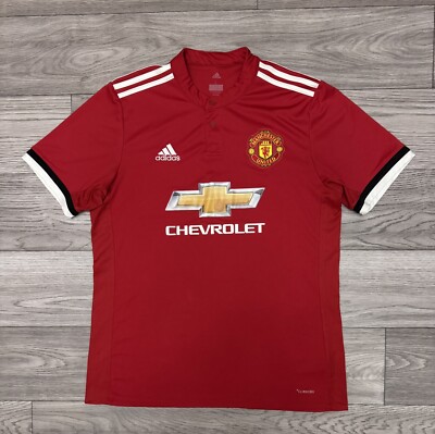 MANCHESTER UNITED 2017 2018 HOME FOOTBALL SHIRT
