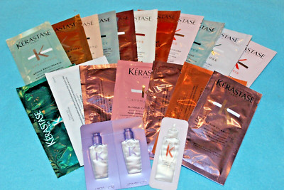 20x KERASTASE SHAMPOO MASKE CONDITONER nutitive resistance chroma u.a. SACHETS