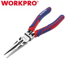 WORKPRO Premium 6-inch Heavy-Duty Needle Nose Pliers Wire Cutter Long Nose Plier