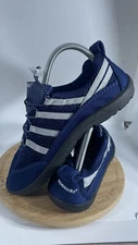 Speedo Water Shoes Blue/Black, Slip on, Large Size L 7-8 Surf Walker Model. MENS