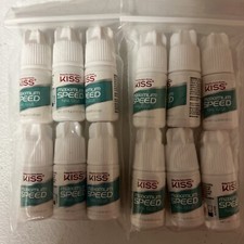 Pegamento de uñas Kiss Maximum Speed (12 piezas)