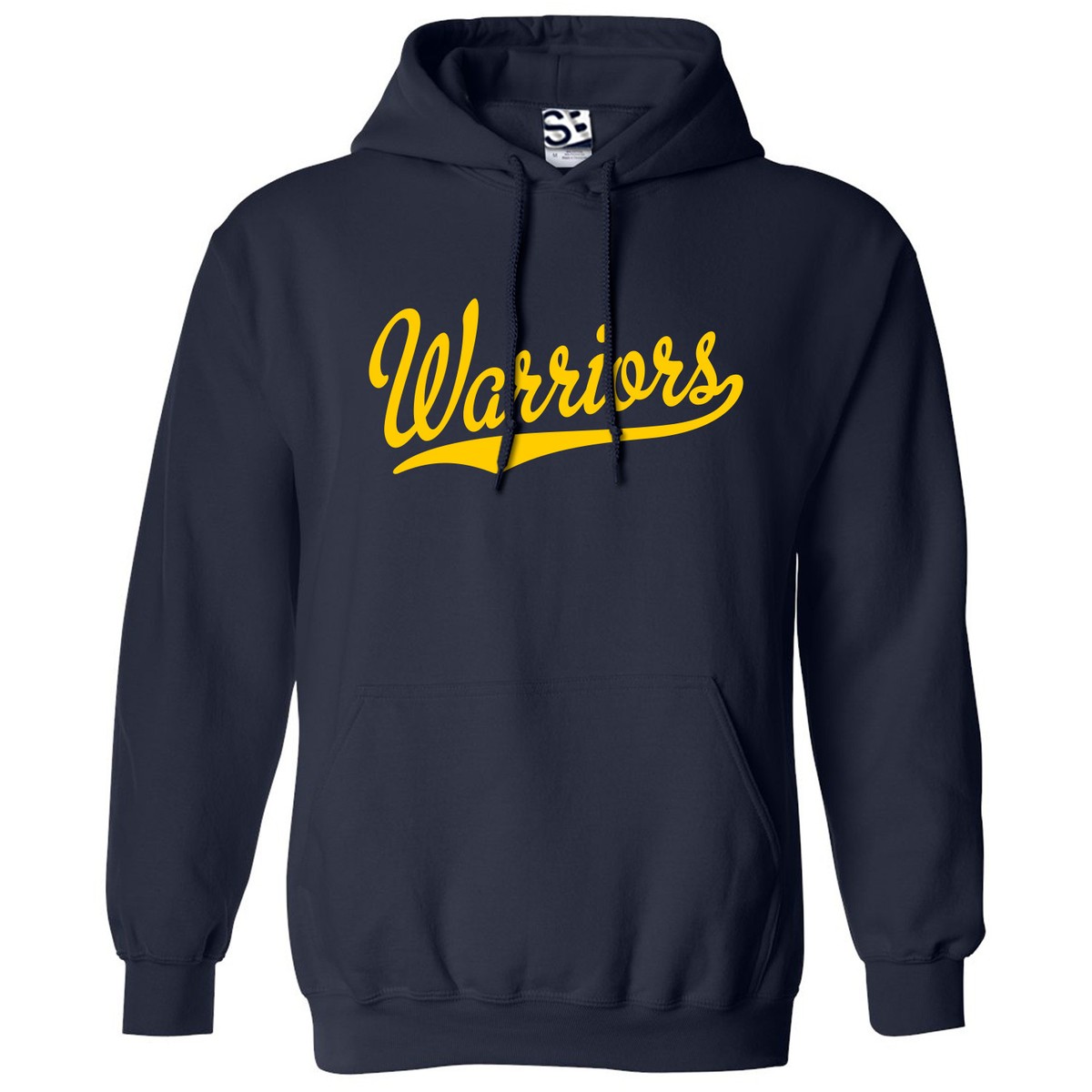 Warriors Script HOODIE High School Sports Team Spirit Jersey Hooded  Sweatshirt