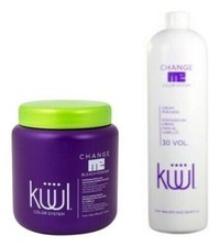 KUUL HAIR Bleach Powder System Decolorante Extraccion de Color 20 Vol Peroxide