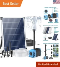 High-Efficiency Solar Powered Pump for Outdoor Water Features - 4.9 ft Lift