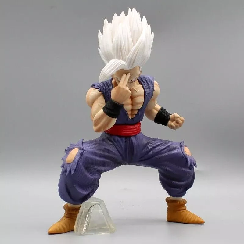 Anime Dragon Ball Z Super Saiyan 5 White Hair Son Gokou PVC Figure NEW NO  BOX