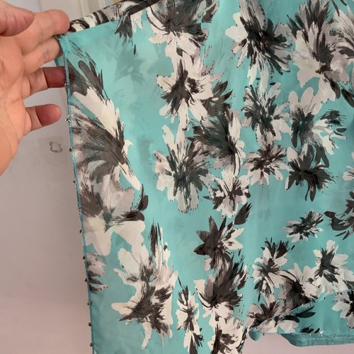 BNWT KLASS TURQUOISE MIX FLOATY TOP - M - Picture 5 of 9