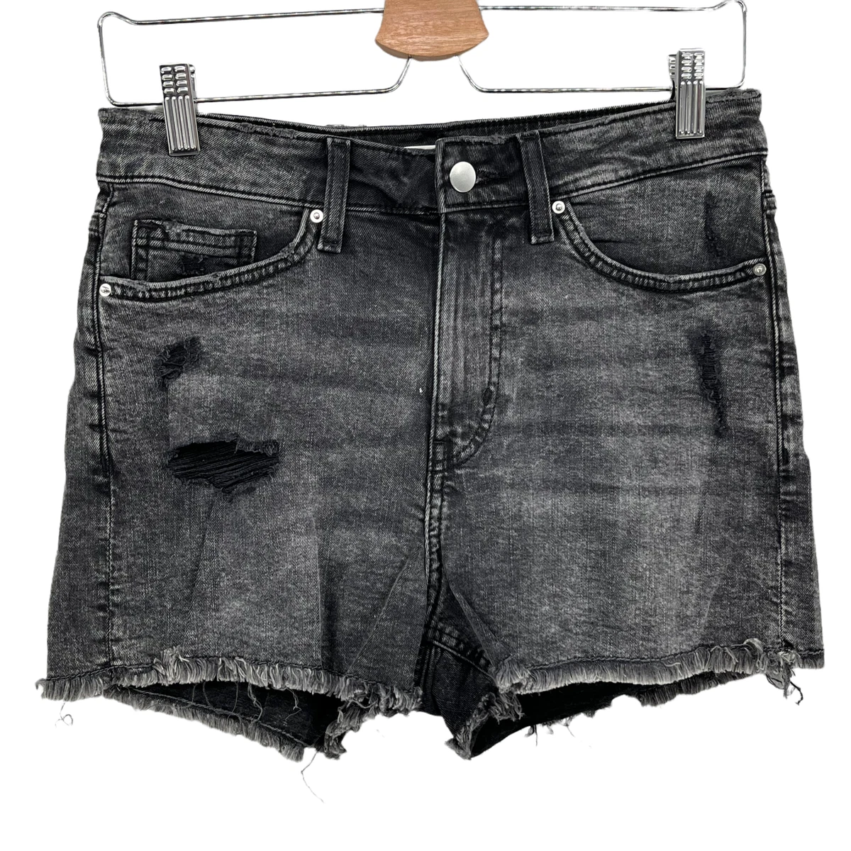 Mid rise shop black shorts
