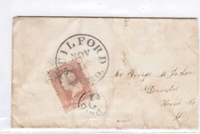 #65, 3 cent 1861 issue, tied Guilford, OH, PAID 3 in circle