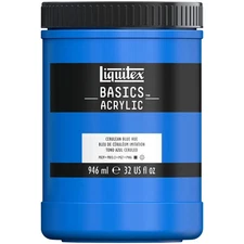 Liquitex Basics Acrylic Paint, 946Ml (32-Oz) Jar, Cerulean Blue Kitchen