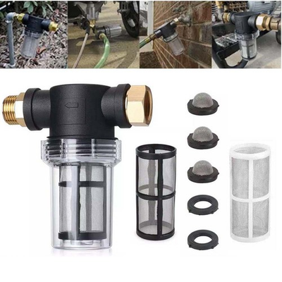 #ad Garden Hose Inlet Filter for High Pressure Washer Sediment Filter Attachment $14.25