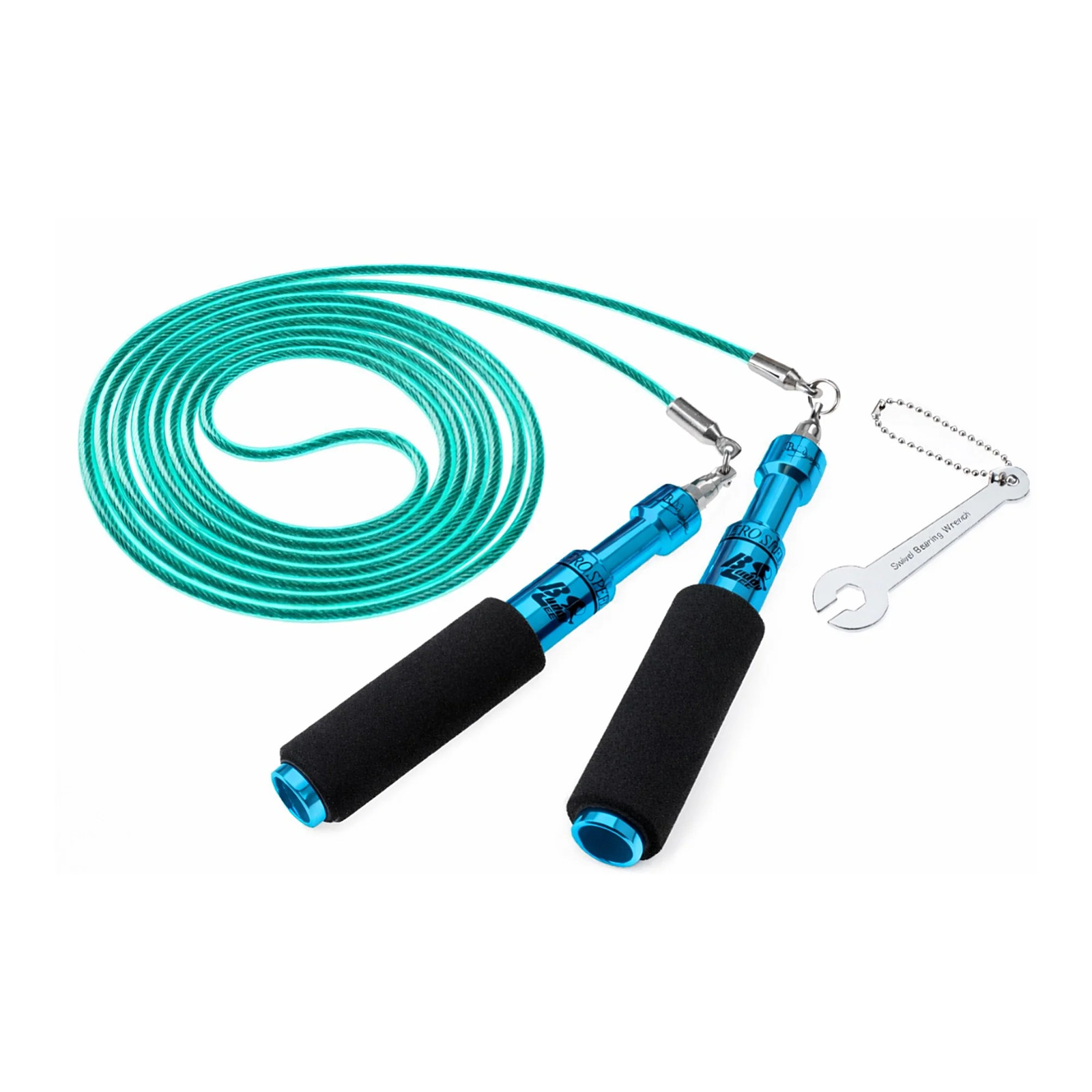 Buddy Lee Aero Speed Jump Rope Green Hornet Cable Blue 9590₽