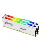 Kingston 64 GB DDR5 6000MT/S CL30 Dimm KIT 2 Fury Beast White RGB Expo