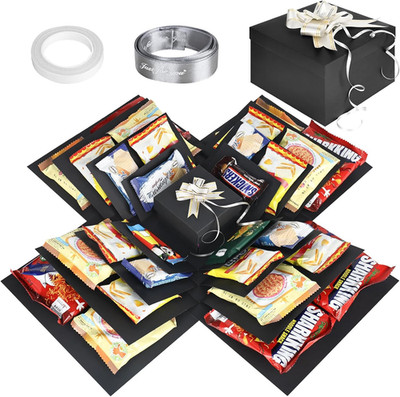 5-lagige Explosionsbox Bastelset Geschenkbox DIY Handgemacht