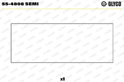 GLYCO Lagerbuchse, Pleuel 55-4808 SEMI für BMW