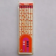 Bouquet Tombow HB Pencils Set with Case Vintage Used Rare RR2