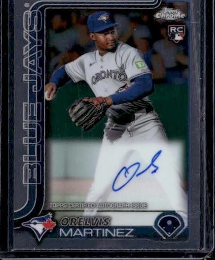 2025 Topps Chrome #RA-OM Orelvis Martinez Rookie Autographs
