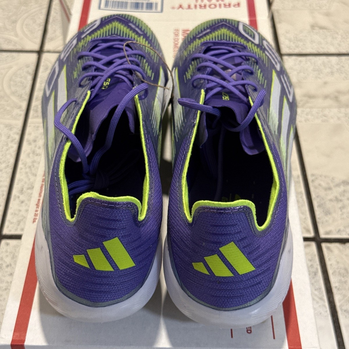 New Adidas F50 Elite FG Soccer Cleats Radiant Blaze Purple  display picture 1