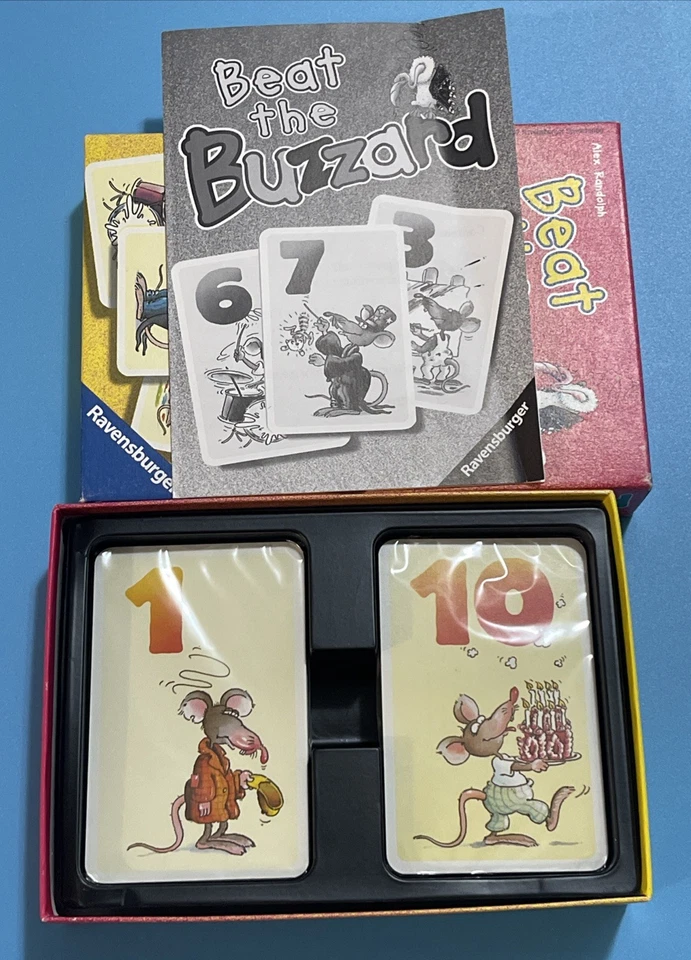 VTG Ravensburger “Beat The Buzzard” Card Game Complete w/ Sealed Cards! 2002 - Image 3 of 3