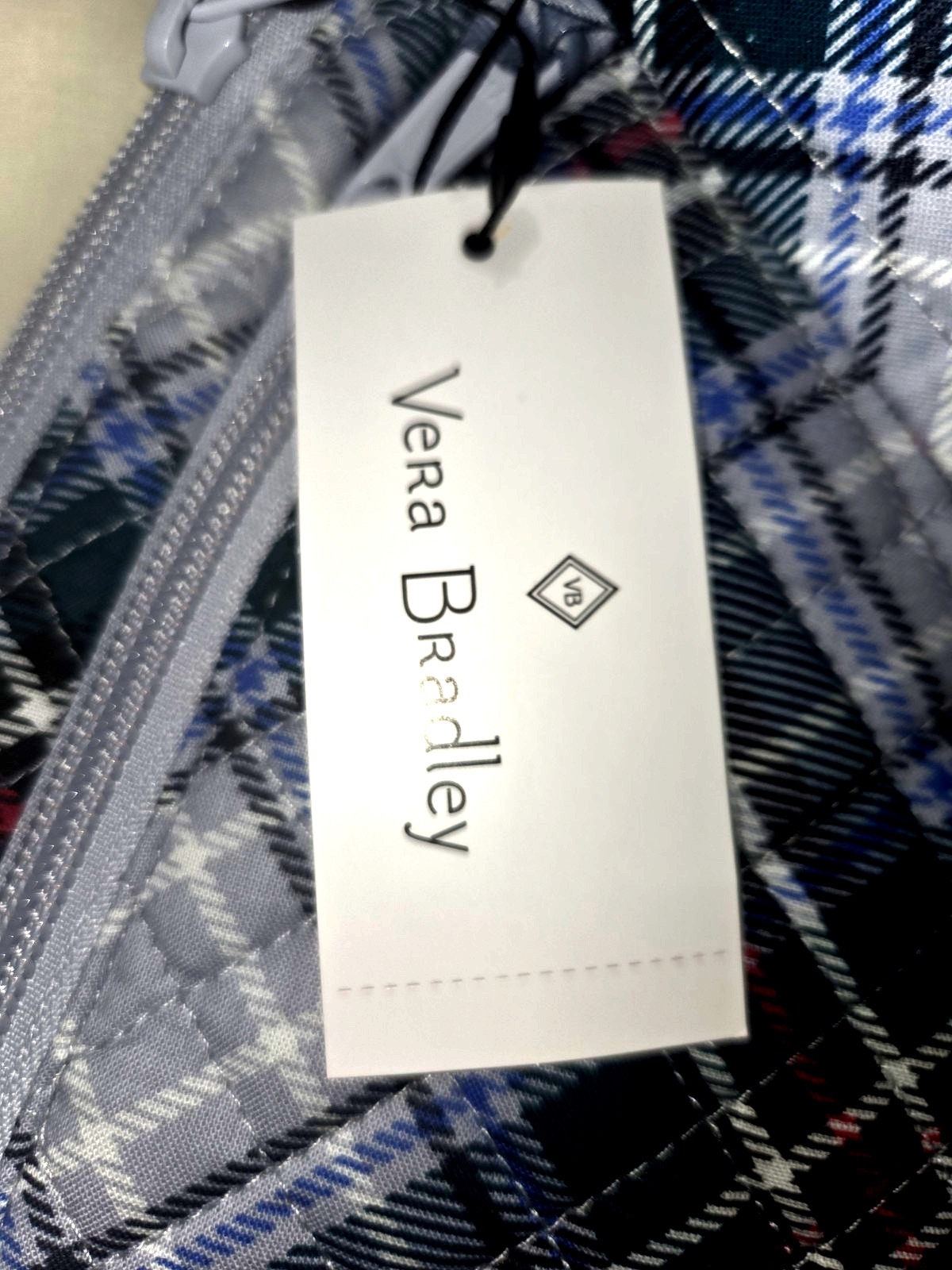 Vera Bradley, Essential Sling Backpack, "Snowy Plaid"   New with Tag, Beautiful! thumbnail 16