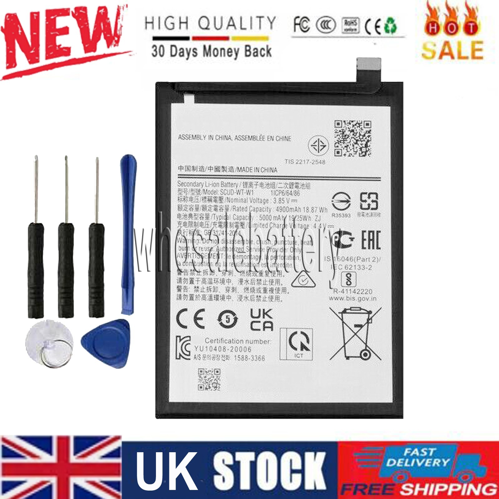 Battery Scud-WT-W1 EB-BA226ABY For Samsung Galaxy A22 5G / A22s 5G SM-A226
