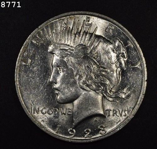 1923 Peace Dollar "BU"