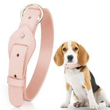 Leather Dog Collar for Medium Dogs - Microfiber Leather Collar, Soft Padded, ...