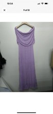 HOUSE OF CB 'Micah' Orchid Ladder Knit Maxi Dres M 10/12 4069