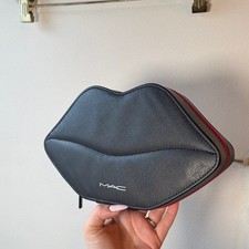 New MAC Cosmetics Lip Shaped Box Clutch Makeup Bag Limited Edition