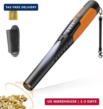 Waterproof Metal Detector Pinpointer LCD Display 4 Modes Gold Finder Pro