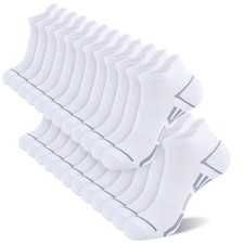 12 Pairs Mens Ankle Socks Athletic Casual Low Cut Short Socks for Men