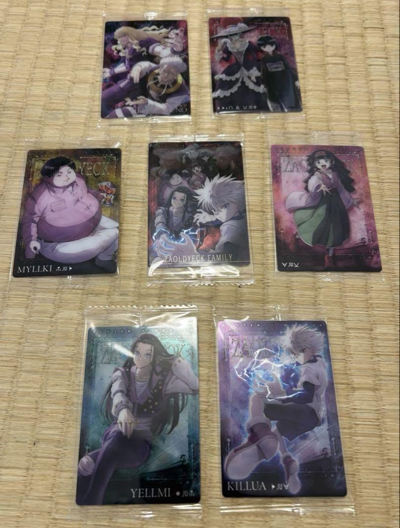 HUNTER×HUNTER Zoldyck Family Set NIB  Silver, Zeno, Illumi, Killua, 7