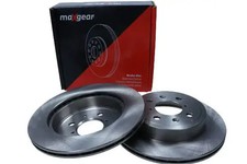2x Disco de freno Eje delantero ventilado 19-1045 MAXGEAR para OPEL SUZUKI