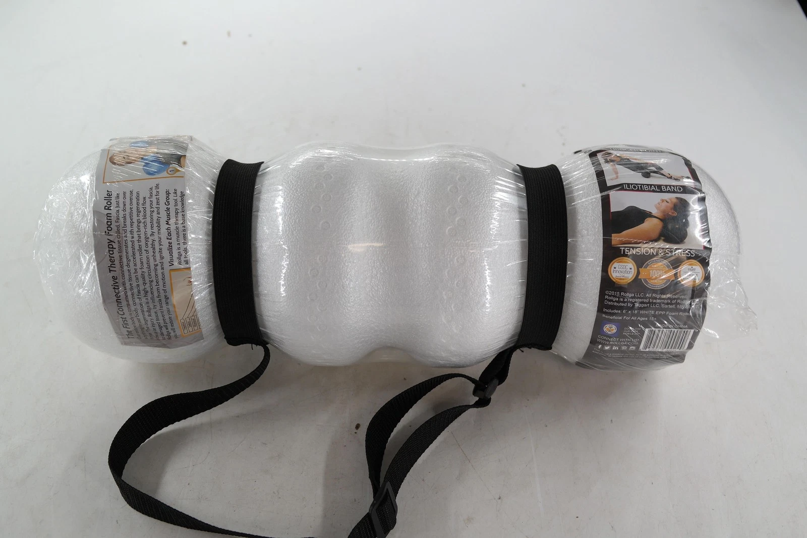 Rollga 6" X 18" EPP Foam Roller White Spine Indent Full Body Yoga Gym Massage
Opens in a new window 