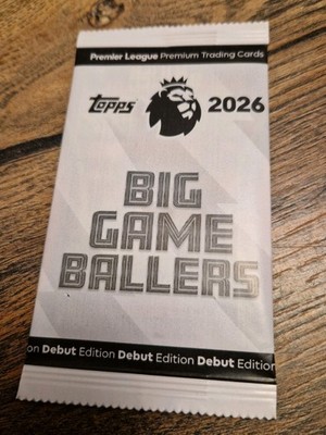 Topps Premier League 2026 - Big Game Ballers Pack - Full Set - Neu & Sealed