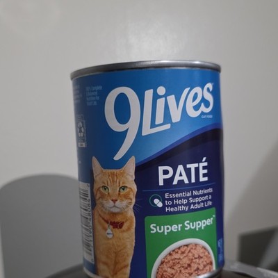 9Lives Super Supper Paté Wet Cat Food Fish Essential Nutrients Adult