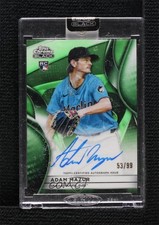 2025 Topps Chrome Black Auto Green Refractor 53/99 Adam Mazur #CBA-AM Auto 4o1