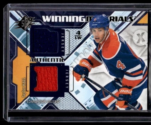 2013-14 SPx Winning Materials Taylor Hall Jersey 2 colors Edmonton Oilers #WM-TH