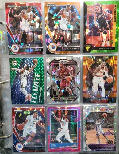 450 Basketball Karten Lot im Ordner - Bild 3 von 24