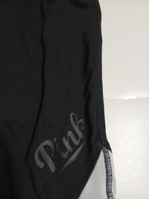 Pink by Victoria's secret ultimate black active wear pants medium women's
