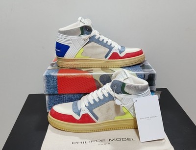 Philippe Model Paris Sneaker / Grande Mid / Multi Tissu_Multicolor Gr:45, 46